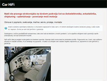 Tablet Screenshot of carhifi.si